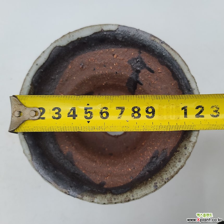 수제화분 jak-05-brazierpot 직경12cm(화이트/블랙투톤)