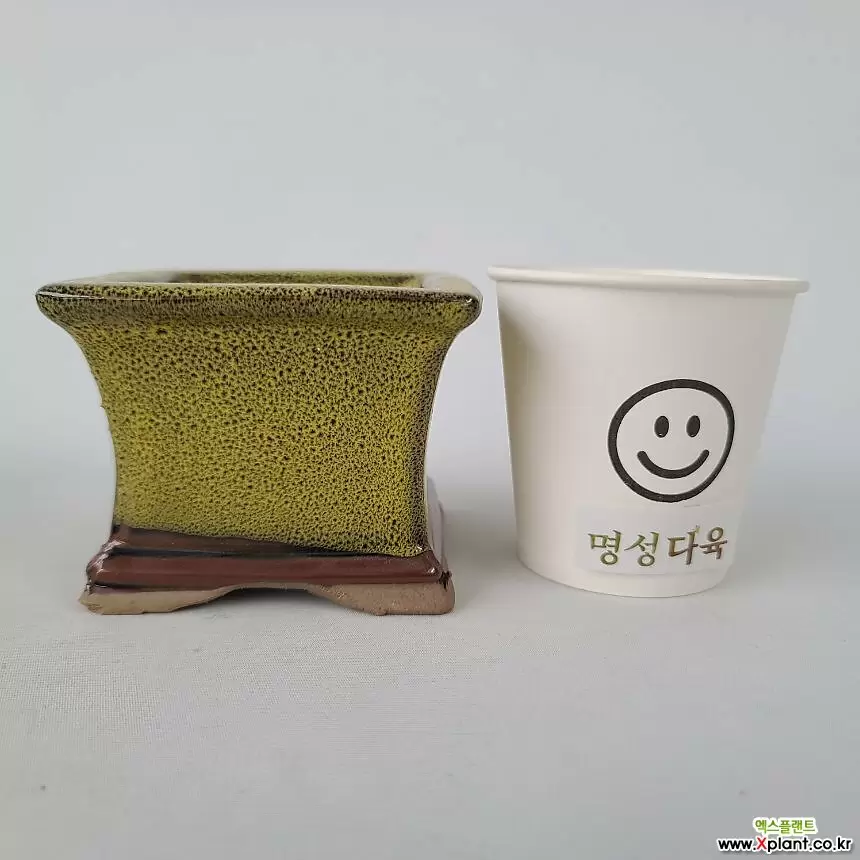 [할인]수제화분 jak-04-해밀사각(노랑2개세트)