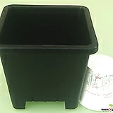 도매-1BOX(120개) 4호 플분15cm 플라스틱화분 사각포트