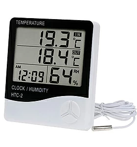 디지털 대화면 온습도계 온도계 탕온도계 습도계 아날로그 욕실 병아리 (2군데측정,건전지 포함)