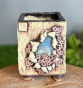 국산수제화분 도향383(핑크)