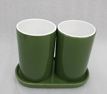칼라 (쌍분)녹색 1