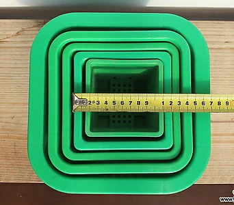 녹색플분 3호 12cm 1BOX(150개) 1