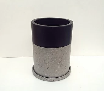 시멘트화분 투톤 블랙 20×29 1