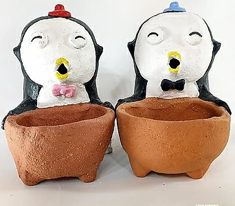 팽귄세트/국산수제화분/flowerpot-154816 1