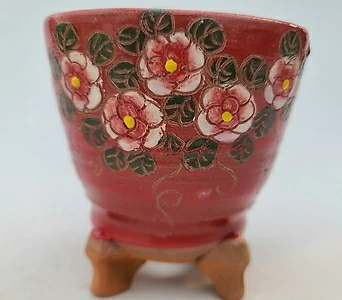 Handmade Flower pot jak-10-flower piece 10cm 1