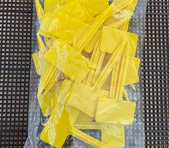이름표 노란색4호(4.5cm)-30개 1