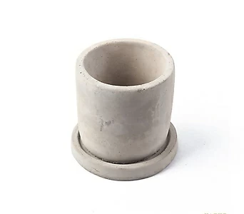 고운물가든 유럽풍 시멘트 화분 10cm (받침포함) 1