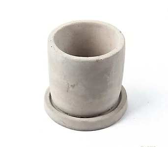 고운물가든 유럽풍 시멘트 화분 12cm (받침포함) 1