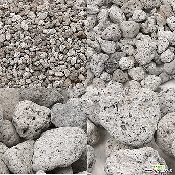 화산석 폴라이트 흙 수경재배 가벼운돌 꾸밈돌 마사 조경 1