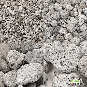 대용량 화산석 폴라이트 회색돌 회색화산석 가벼운돌 화산사 펄라이트 수경재배 꾸밈돌 조경 마사 1