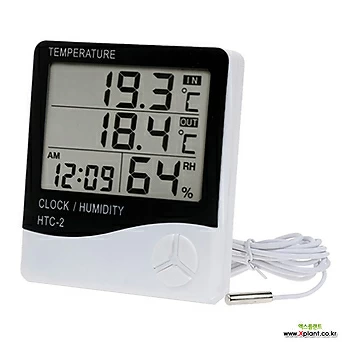 디지털 대화면 온습도계 온도계 탕온도계 습도계 아날로그 욕실 병아리 (2군데측정,건전지 포함) 1