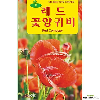 영농사 레드꽃 양귀비씨앗 1000립 1